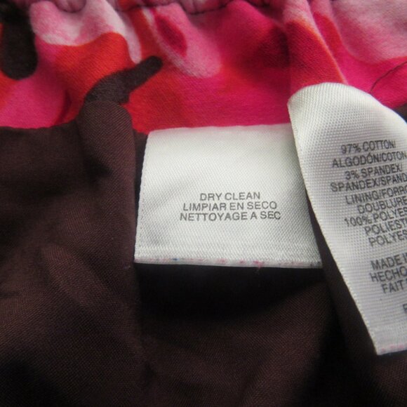 Jones New York Stretch, 18W, Pink, Black and White Lined Skirt. B333-17 - Picture 6 of 6